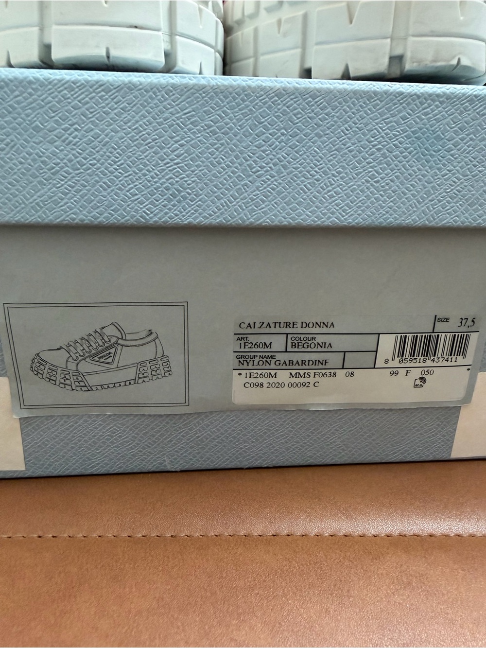 Prada Pink Platform Lace-Up Sneakers Shoes $1200 - Picture 6 of 9